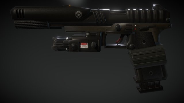 Smart Gun MK-05 II 3D Model