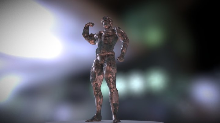 A monument to muscles 3D Model