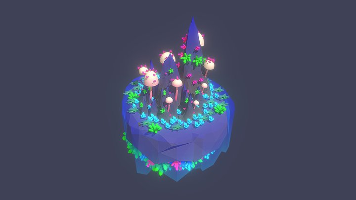 Crystal Mountain 3D Model