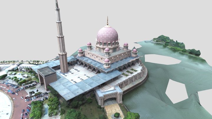 Malaysia Kuala Lumpur - Masjid Putra 3D Model