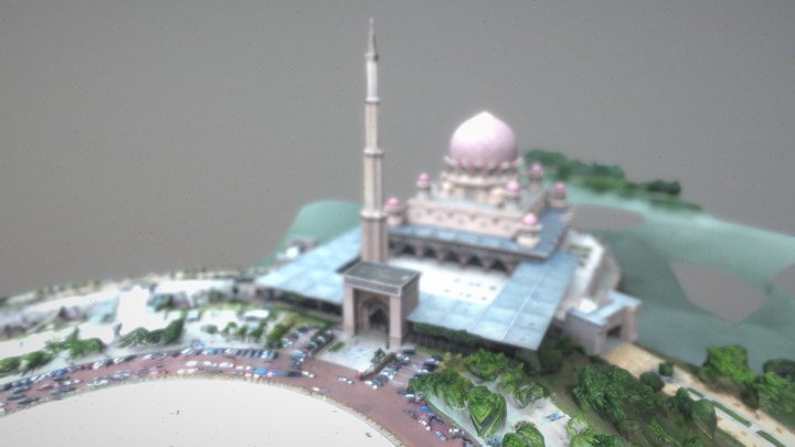 Malaysia Kuala Lumpur - Masjid Putra, Putra Jaya 3D Model