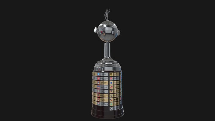 Copa Libertadores trophy award 3D Model