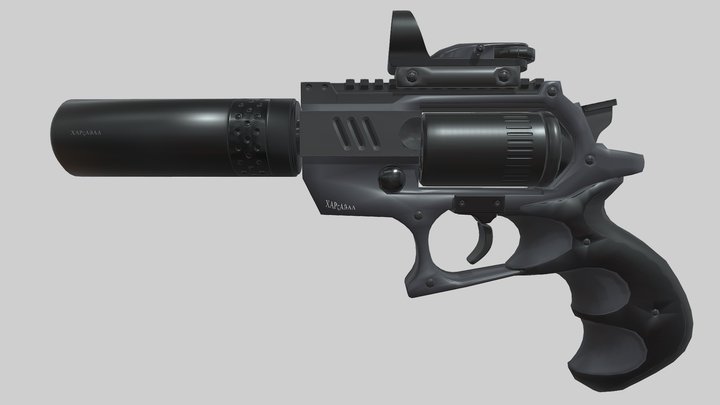 Tactical Pistol 3D Model