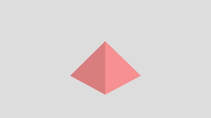 Tetrahedron 3D Model