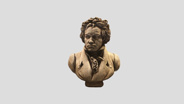 Beethoven Bust 3D Model