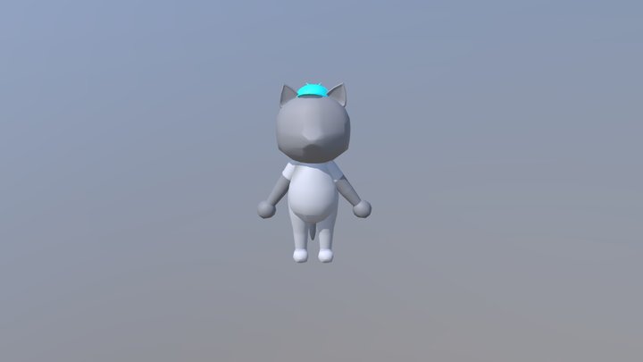 Cat Detective 3D Model
