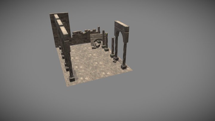 Castle_Ruins 3D Model