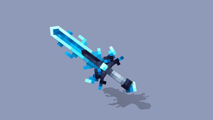 Ice Sword 3D Model