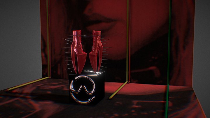 Gaga _Boots<3 3D Model