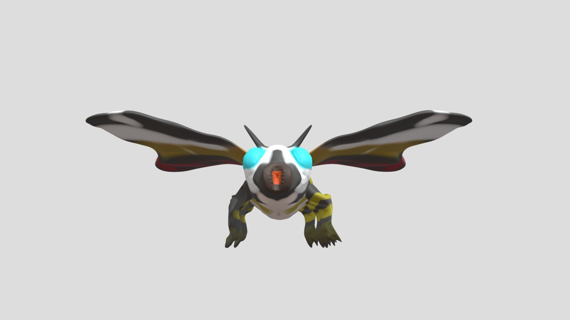 Mothra - Download Free 3D model by the_goobadooba [01fb20b] - Sketchfab