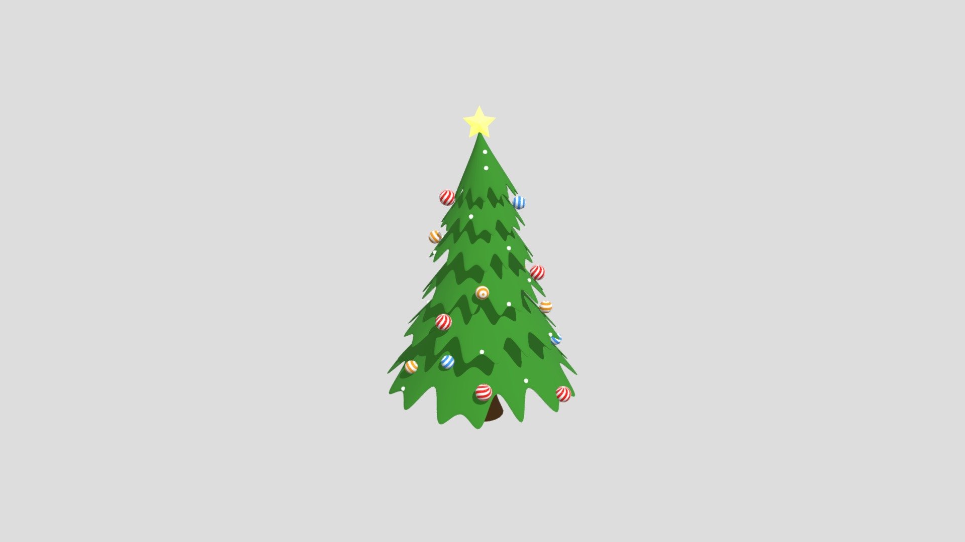 Christmas Tree - Download Free 3D model by Akinremi [01fbaee] - Sketchfab