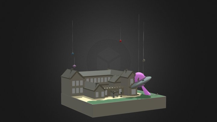 XI_Voiding's UFO Crashsite 3D Model