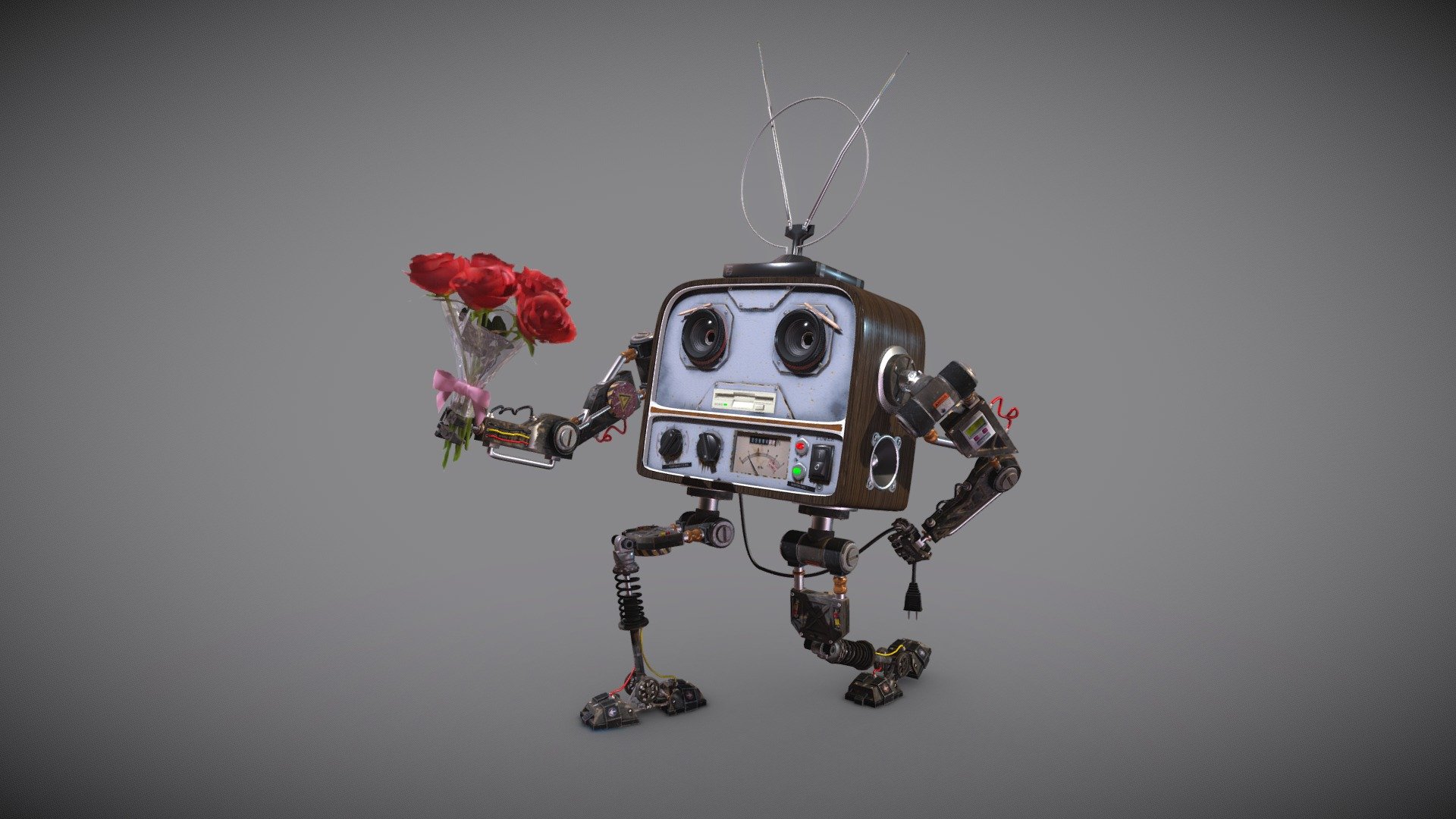 Robot proposal - 3D model by Yann Pérès (@yannperes) [01fc333] - Sketchfab