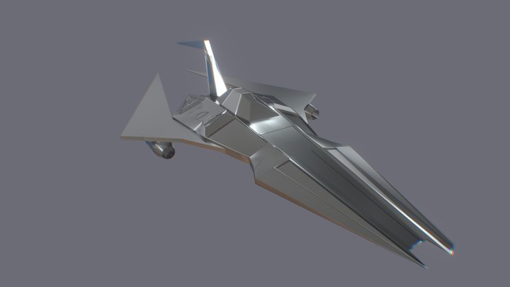 Space ship export 3D Model