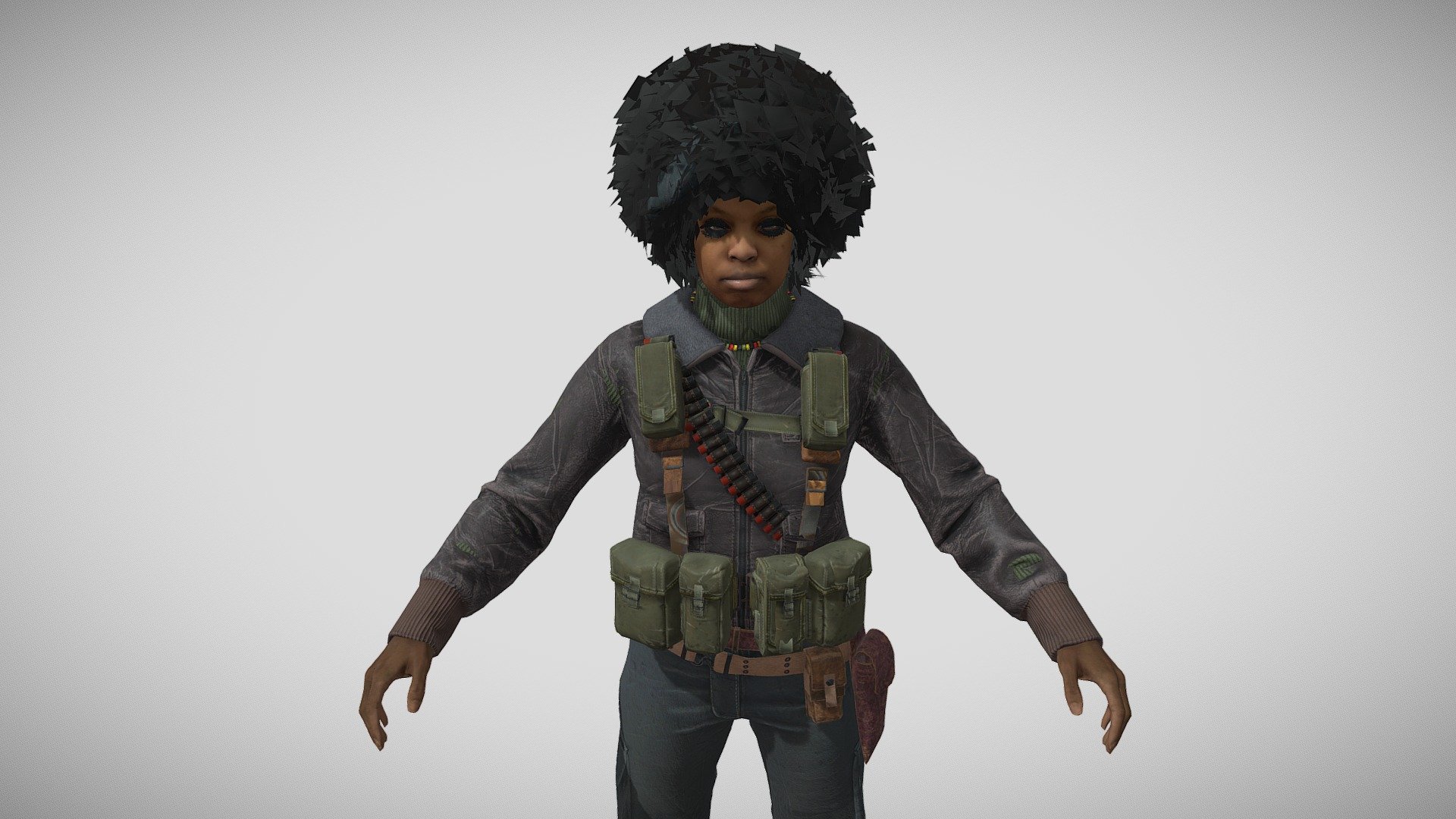 ⭐ B.R.F.F. - Wolf. New Colossus - Download Free 3D model by Nazar ...