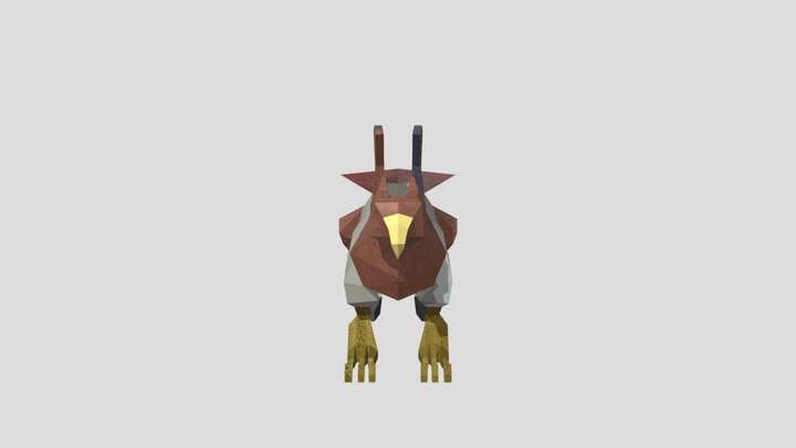 Franken Griffin 3D Model