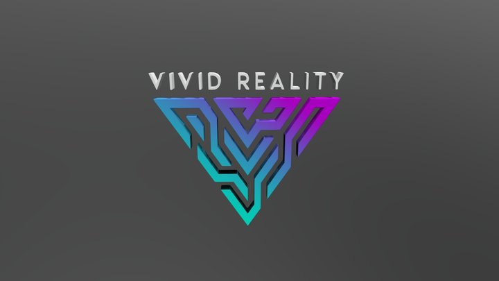 Vivid Reality Logo 3D Model