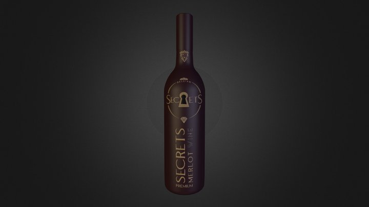 Red-Merlot 3D Model