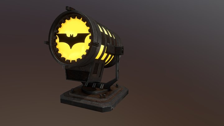 Bat Signal 3D Model