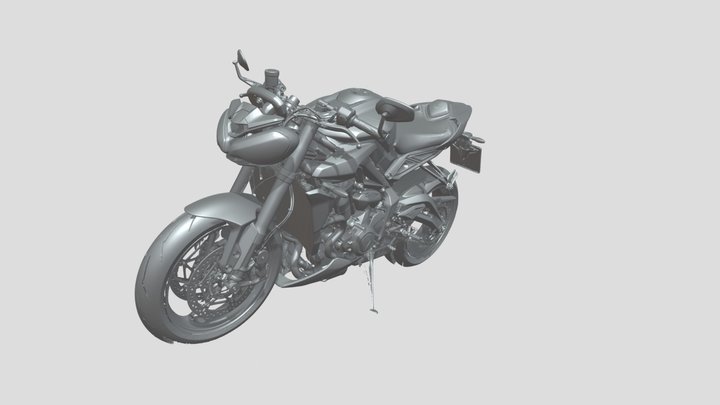 Triumph STREET TRIPLE 765 RX - 3D Scan 3D Model