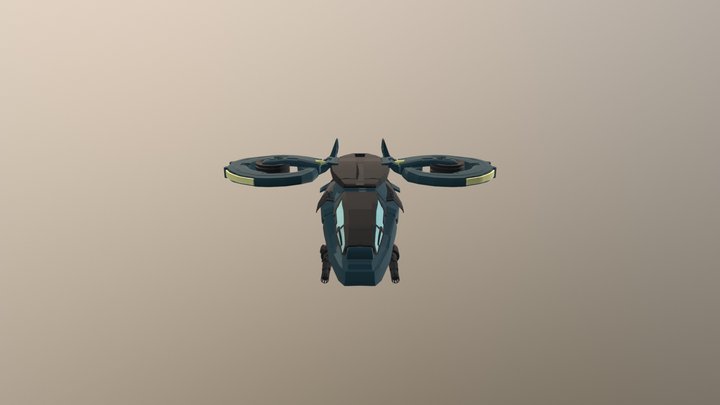 Helicoptero 3D Model