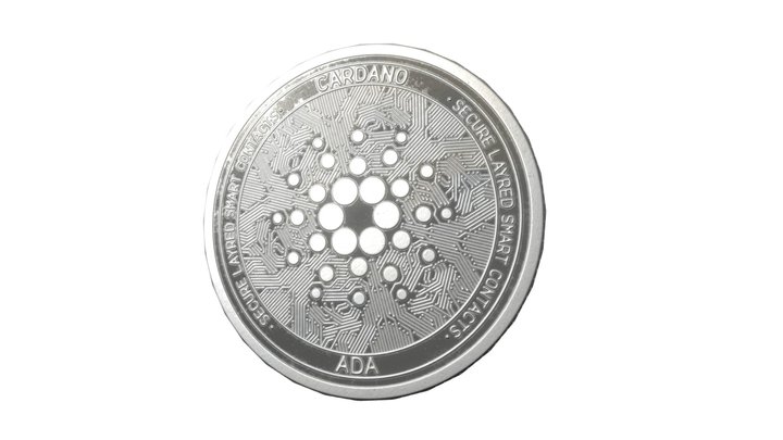 Cardano crypto coin 3D Model