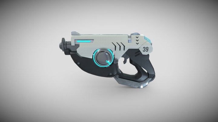 Overwatch: Tracer Graffiti weapon - Download Free 3D model by Sh0ma  (@Sh0ma) [3038696]