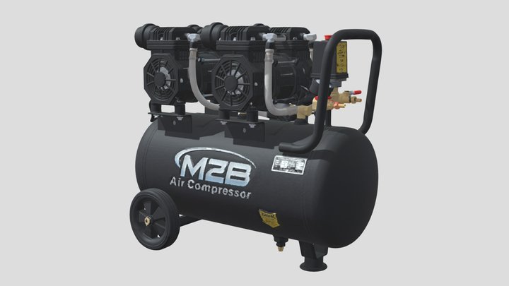 MZB Air Compressor – Free 3D Model STL