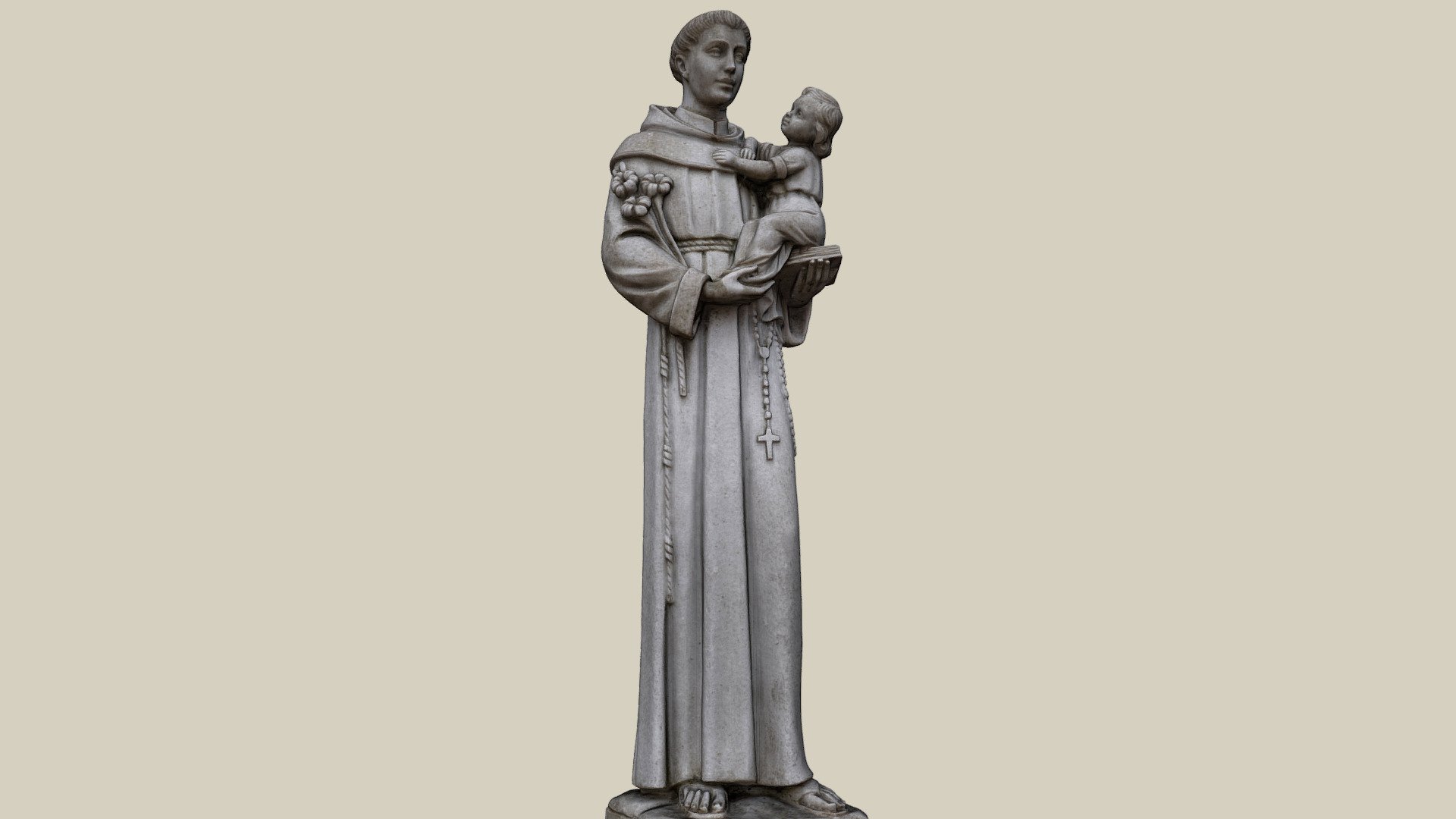Hl. Antonius — Sketchfab embed 3D viewer