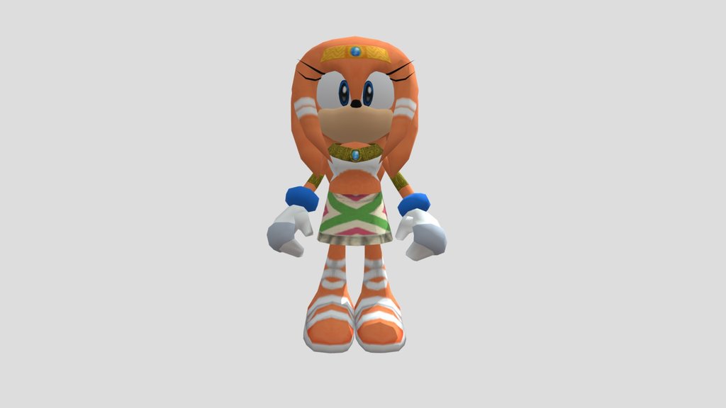 Tikal's SA2B PC Steam Model Rip