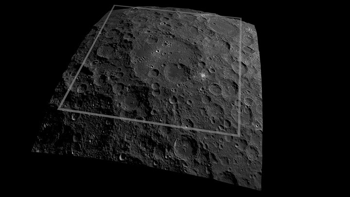 Moon - Gagarin crater