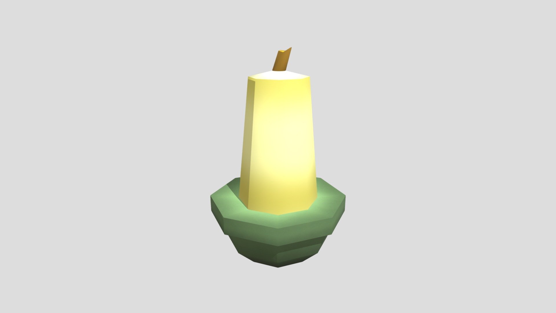 Low Poly Candle2