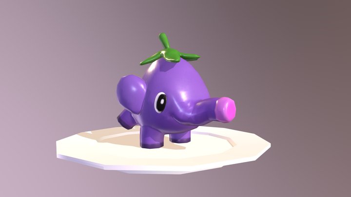 Eggophant v1 3D Model