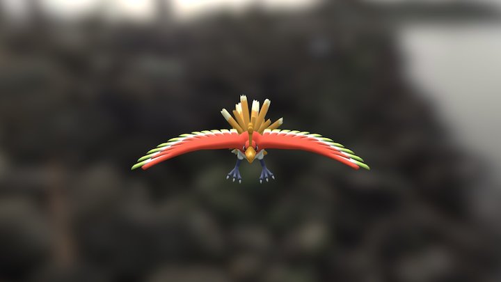 Pixelmon] Ho-oh [Texturing] - 3D model by yummymuffinzz