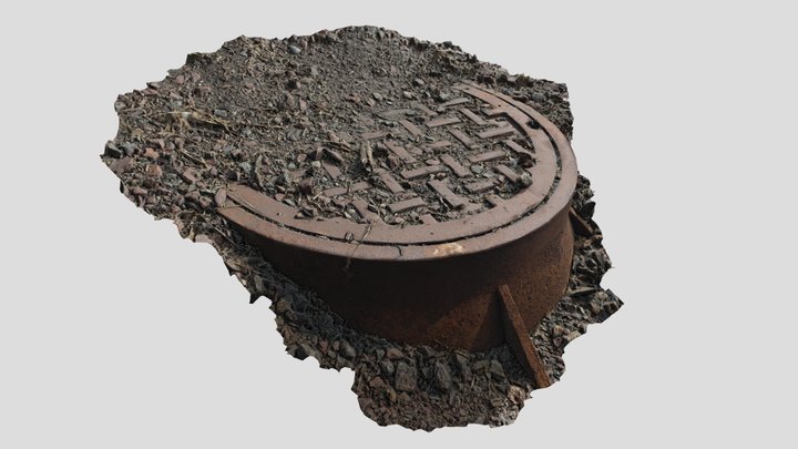 Manhole Cover 3D Model