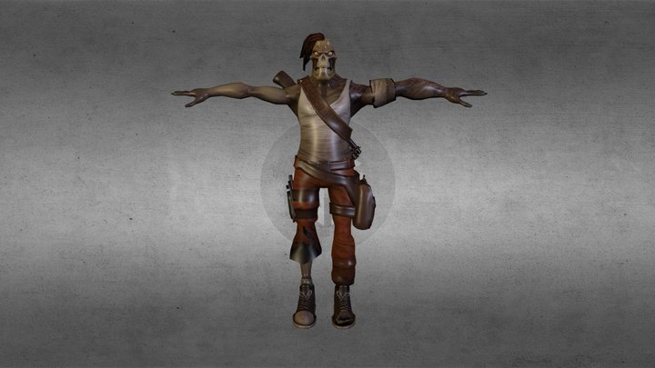 Survivor zombie 3D Model