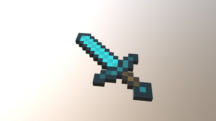 minecraft sword 3D Model
