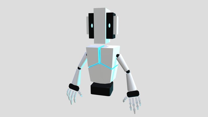 Pianist Robot 3D Model