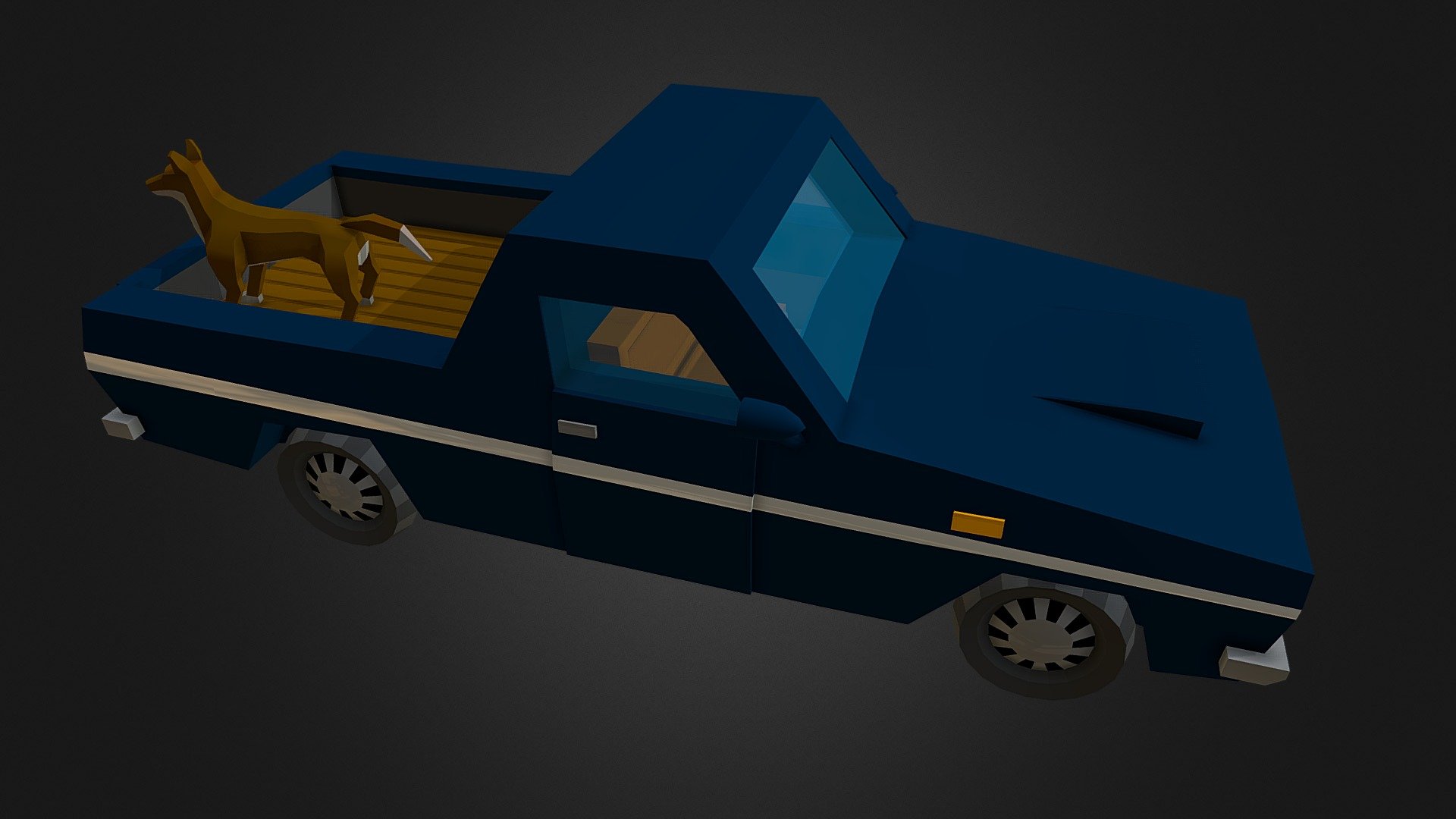Low Poly Ute