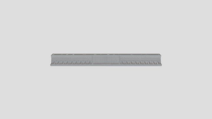 Three Gorges Dam (no texture) 3D Model