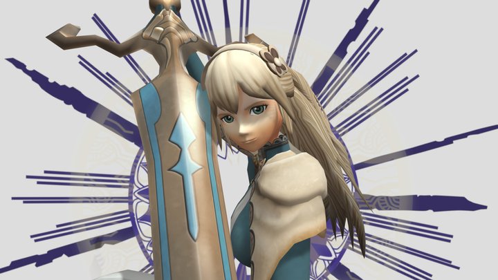 ルルナーデ Lulunarde / Wizardry Variants Daphne 3D Model