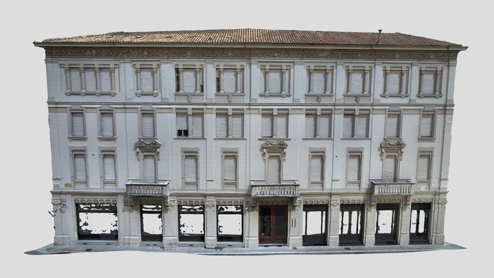 Skydio 3D SCAN -  Edificio Storico - Facciata 1 3D Model