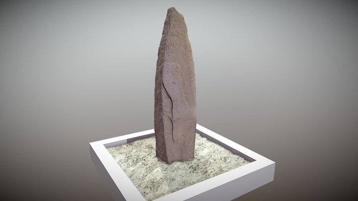 Menhir. Parque de las Ciencias. Granada. España 3D Model