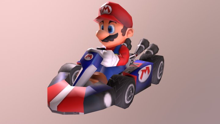 Mario Kart 3D Model