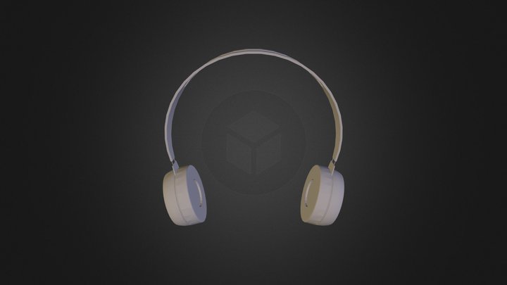 Simple Headphones 3D Model