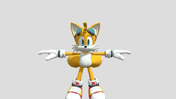 Tails - Sonic Free Riders 3D Model
