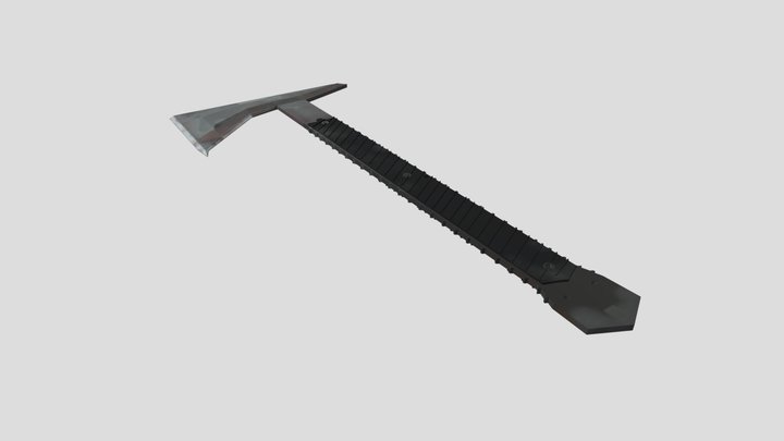Axe Game Resolution 3D Model