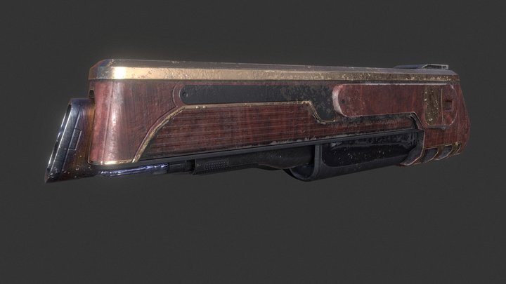 Aperture Science Gun - Concept 3D Model