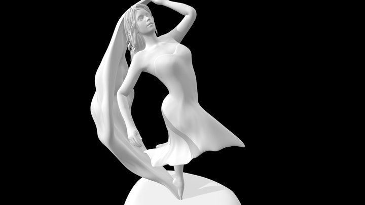 dancing girl 3D Model