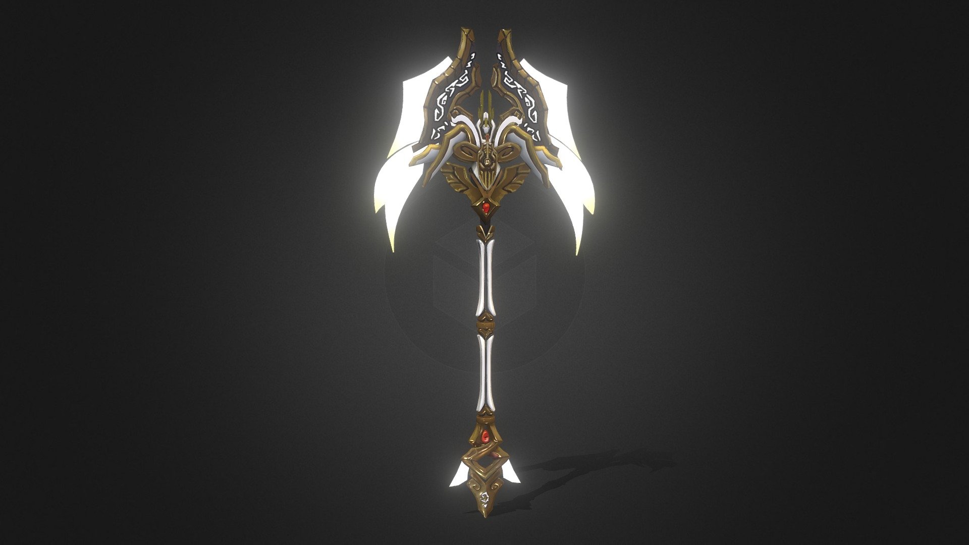 Angel Wing Staff - 3D model by Steven.Estrada [0212129] - Sketchfab